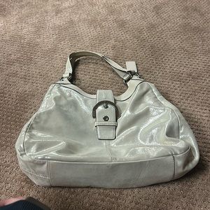 Shimmer coach hobo bag